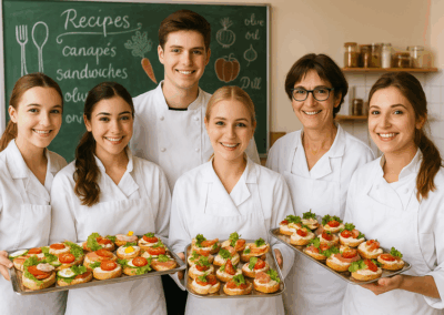 Klasse 2 der einjährigen Berufsfachschule Hauswirtschaft und Pflege – Schwerpunkt Hauswirtschaft